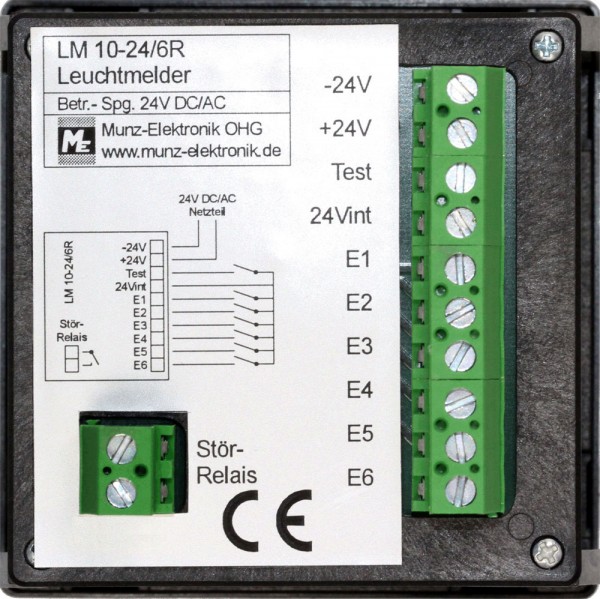 Leuchtmelder LM10-24/6R